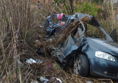 Duas mulheres morrem em acidente frontal em rodovia de MG - Foto: Divulgação/Polícia Militar Rodoviária