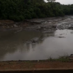 Lagoa some após rompimento de barragem do Parque Lagoa do Nado, em BH - Foto: Divulgação/Corpo de Bombeiros