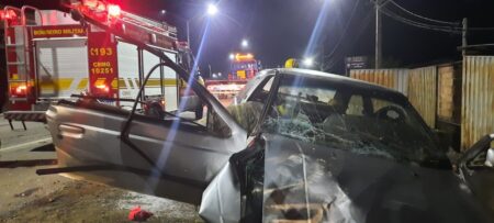 Cinco pessoas ficam feridas após acidente em rodovia de MG - Foto: Divulgação/Corpo de Bombeiros