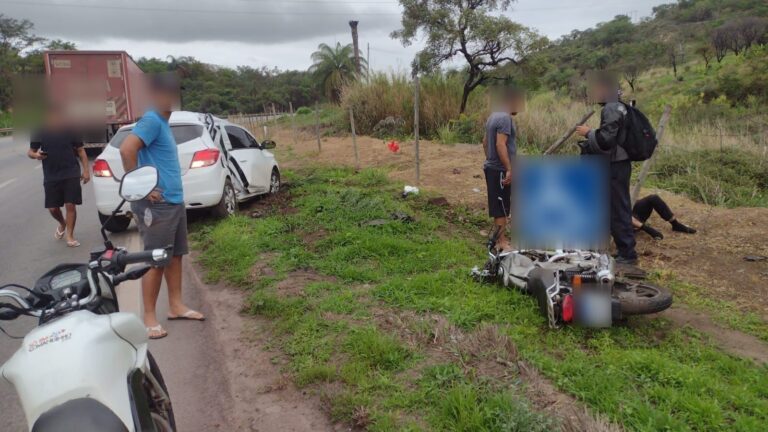 Motociclista morre em acidente com carro na BR-381, em Ravena - Foto: Reprodução/Redes Sociais