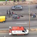 Motociclista morre em acidente com carro no Anel Rodoviário, em BH - Foto: Reprodução/TV Globo