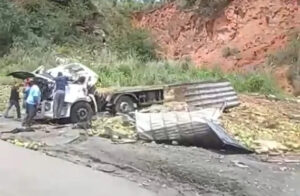 Caminhoneiro morre após capotamento na BR-381, em Ravena - Foto: Reprodução/Redes Sociais