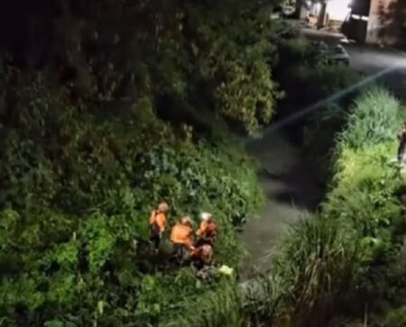 Idoso cai em córrego no bairro Mantiqueira, em BH - Foto: Reprodução/Redes Sociais