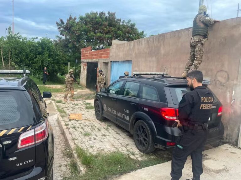 PF combate tráfico internacional de drogas em estados brasileiros - Foto: PF/ Reprodução