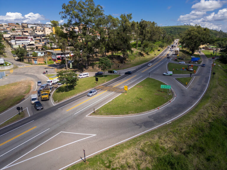 Trevos na BR-040, em Conselheiro Lafaiete, sofre alterações no tráfego; saiba mais - Foto: Divulgação/EPR Via Mineira