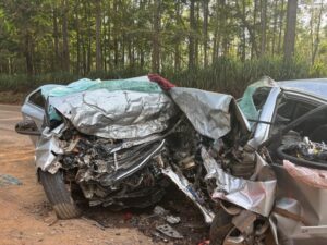 Cinco pessoas morrem em acidente na MG-436, em Barão de Cocais - Foto: Divulgação/Resgate Voluntário de Barão de Cocais