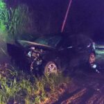 Avó e neta morrem após acidente na BR-262, em Reduto - Foto: Divulgação/Corpo de Bombeiros