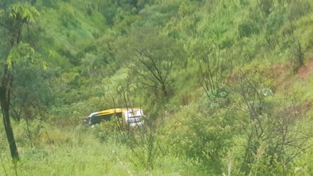 Motorista de ônibus morre e 10 pessoas ficam feridas em acidente na BR-262, em Luz - Foto: Reprdução