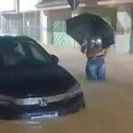 Santana do Paraíso registra morte e estragos pela 'maior chuva da história' - Foto: Reprodução/Redes Sociais