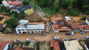 Chuva na cidade de Dom Silvério - Foto: Divulgação/Prefeitura de Dom Silvério