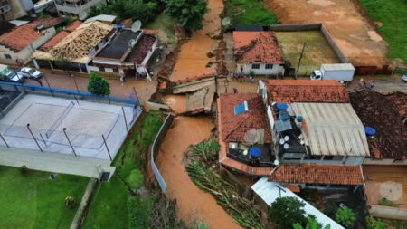 Mais de 90 cidades decretam situação de emergência ou calamidade pública devido às chuvas em MG - Foto: Divulgação/Prefeitura de Dom Silvério