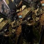 Idoso é resgatado minutos antes de desabamento de casa no Jardim Leblon, em BH - Foto: Reprodução/Redes Sociais