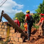 Deslizamentos após temporal deixam 10 mortos e um desaparecido em Minas Gerais - Foto: Divulgação/CBMMG