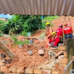 Deslizamentos após temporal deixam 10 mortos e um desaparecido em Minas Gerais - Foto: Divulgação/CBMMG