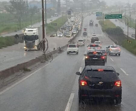 Alagamento no Anel Rodoviário em Belo Horizonte - Foto: Reprodução/Redes Sociais