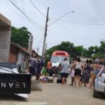 Estrutura metálica desaba e deixa duas pessoas feridas em Matias Barbosa - Foto: Reprodução/ Redes Sociais