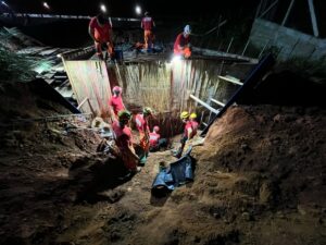 Idoso morre após ficar soterrado em obra no Sul de Minas - Foto: Divulgação/CBMMG