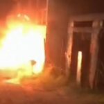 Vizinhos colocam fogo em carro e casa de pastor suspeito de matar adolescente na Grande BH - Foto: Reprodução/ Redes Sociais