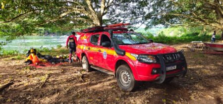 Avó, mãe e neto morrem afogadas no rio Araguari, em Uberlândia - Foto: Divulgação/CBMMG