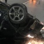 Casal fica ferido após acidente de carro na MG-010, em BH - Foto: Divulgação/CBMMG