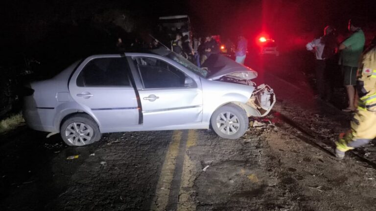 Dois acidentes deixam nove vítimas na BR-267, em Argirita - Foto: Divulgação/CBMMG