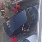 PM quebra vidro de carro para resgatar bebê preso em João Monlevade - Foto: Reprodução