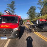 Duas mulheres morrem em acidente com quatro carros em rodovia de MG - Foto: Divulgação/CBMMG