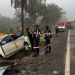 Quatro pessoas morrem em acidentes na BR-040, em Curvelo - Foto: Divulgação/CBMMG