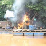 Ibama e PMMG promovem explosões em garimpo ilegal nas cidadede de Rio Acima e Nova Lima - Foto: Divulgação/PMMG