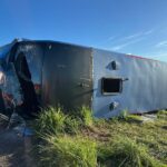 Sobe para dez, o número de mortos, em acidente com ônibus no Triângulo mineiro - Foto: Divulgação/ CBMMG