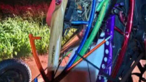 Homem é socorrido após cair de paramotor em Uberaba - Foto: Divulgação/Corpo de Bombeiros