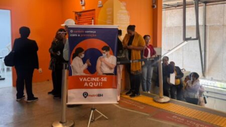 Metrô de BH fará nova ação de vacinação contra a gripe; veja dia e local - Foto: Divulgação/Metrô BH