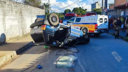 Motorista sem habilitação é preso após atropelar e matar mãe e filho em Santa Luzia - Foto: Divulgação/PMMG