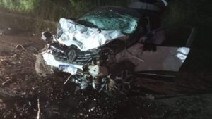 Dois jovens morrem em acidente na BR-262, em Manhuaçu - Foto: Divulgação