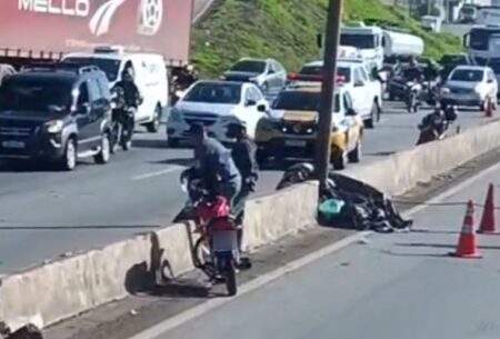 Acidente entre duas motos deixa homem morto no Anel Rodoviário, em BH - Foto: Reprodução/Redes Sociais