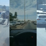 Carreta perde freio, arrasta carro e causa colisão com sete veículos no Anel Rodoviário de BH - Foto: Reprodução