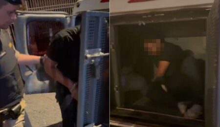 Integrante da ‘Milicia do Tubarão’ no Rio de Janeiro, é preso em BH - Foto: Divulgação/PM