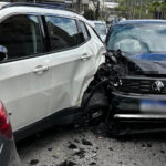 Acidente com ônibus e carros deixa idosa ferida no Belvedere, em BH - Foto: Reprodução