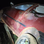 Mulher morre após acidente com carro em estrada rural de MG - Foto: Corpo de Bombeiros/Divulgação