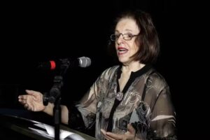 Corpo da cantora lírica Maria Lúcia Godoy é velado no Palácio das Artes, em BH - Foto: Divulgação/Foca Lisboa | UFMG