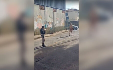 Filho mata pai e sai nu pela rua no bairro Betânia, em BH - Foto: Reprodução/Redes Sociais