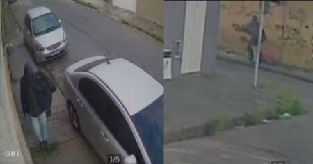 Câmeras registram abandono de bebê em rua de BH - Foto: Reprodução