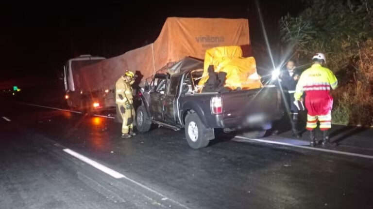 Pai e filho morrem em grave acidente na BR-135 em Montes Claros - Foto: Divulgação/ Polícia Militar Rodoviária
