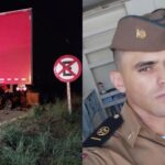 Militar morre ao bater contra traseira de caminhão na BR-040 - Foto: Divulgação/PRF + Redes Sociais