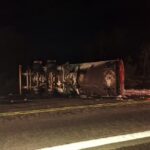 Três pessoas morrem após acidente entre carreta e motos BR-040, em Felixlândia - Foto: Divulgação/CBMMG