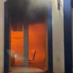 Homem provoca incêndio em banco, ajuda a apagar o fogo e acaba preso em Serro (MG) - Foto: Reprodução