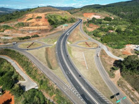 BR-381 ganha novo trevo em São Gonçalo do Rio Abaixo - Foto: Divulgação/Prefeitura de São Gonçalo do Rio Abaixo