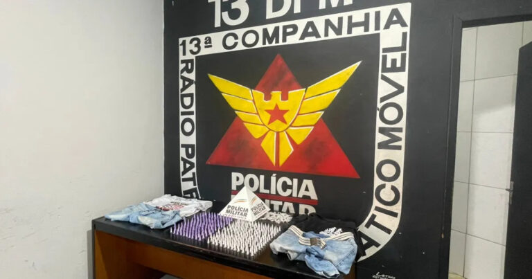 Três homens são presos em flagrante por tentativa de homicídio no bairro Novo Aarão Reis, em BH - Foto: Divulgação/PMMG