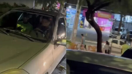 Trio furta farmácia no Buritis, em BH, e foge a pé após falha em carro - Foto: Reprodução