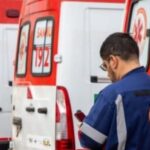 Homem sofre amputação da perna após acidente de moto na MG-010, na Grande BH - Foto: Divulgação/Samu